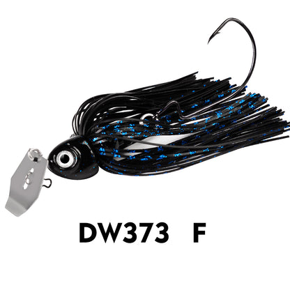proberos 6pc Fishing Lures 3pcs 7cm 10g Blade Metal Bait With Rubber Skirt Artificial Wobbler Buzzbait Jigging Lure Spinner Bait