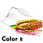 PROBEROS 5PCS Spinner Spoon Baits 10g-15g-20g Fishing Wobbler Lure Artificial Bait Metal Sequins Spinnerbait for Bass Fishing Tackle D374