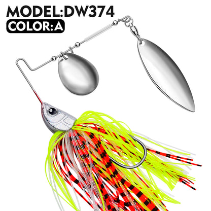 PROBEROS DW374 Spinnerbait Lure Freshwater Fishing Bait 10g-20g
