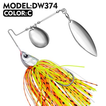 PROBEROS DW374 Spinnerbait Lure Freshwater Fishing Bait 10g-20g