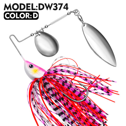 PROBEROS DW374 Spinnerbait Lure Freshwater Fishing Bait 10g-20g
