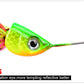 PROBEROS Spinnerbait Fishing Lure, Hard Metal Jig Spinner Baits Kits Swimbait for Bass Trout Pike Salmon Walleye Freshwater Saltwater 10g 15g 20g