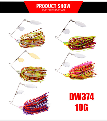 PROBEROS DW374 Spinnerbait Lure Freshwater Fishing Bait 10g-20g