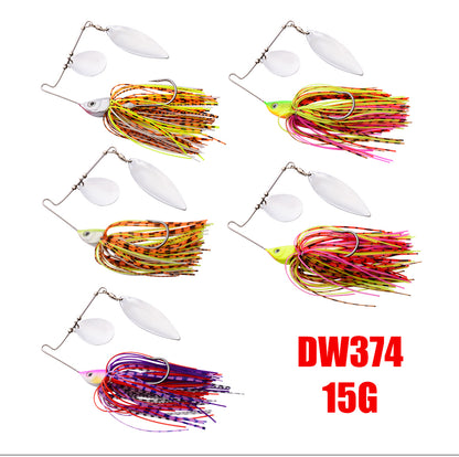PROBEROS DW374 Spinnerbait Lure Freshwater Fishing Bait 10g-20g