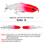 PROBEROS 6pc Big Pencil 19.5cm 83g Sinking Bait Minnow Fishing Lure Laser Hard Artificial Bait 3D Eyes Fishing Wobblers Crankbait Tackle