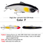 PROBEROS 6pc Big Pencil 19.5cm 83g Sinking Bait Minnow Fishing Lure Laser Hard Artificial Bait 3D Eyes Fishing Wobblers Crankbait Tackle