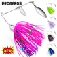 PROBEROS 5pc New Bearded Man Lure Bait Tassel Anti-hanging Bottom Bionic Bait 3D Eyes Spinner Bait Wholesale - Proberos