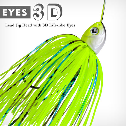 Proberos DW610 Spinnerbait Fishing Lure for Bass Trout 14g 17g