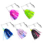 PROBEROS  5pc New Bearded Man Lure Bait Tassel Anti-hanging Bottom Bionic Bait 3D Eyes Spinner Bait Wholesale