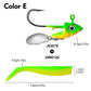 PROBEROS Metal Spoons 7g 10g 15g Jigs Fishhook Fishing Lures Sinking Sequin Jigging Bait Jig Head Baits Baits Tackle Fishing Hook