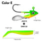 PROBEROS Metal Spoons 7g 10g 15g Jigs Fishhook Fishing Lures Sinking Sequin Jigging Bait Jig Head Baits Baits Tackle Fishing Hook