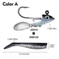 PROBEROS Metal Spoons 7g 10g 15g Jigs Fishhook Fishing Lures Sinking Sequin Jigging Bait Jig Head Baits Baits Tackle Fishing Hook