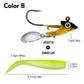 PROBEROS Metal Spoons 7g 10g 15g Jigs Fishhook Fishing Lures Sinking Sequin Jigging Bait Jig Head Baits Baits Tackle Fishing Hook