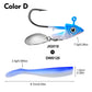 PROBEROS Metal Spoons 7g 10g 15g Jigs Fishhook Fishing Lures Sinking Sequin Jigging Bait Jig Head Baits Baits Tackle Fishing Hook