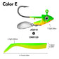 PROBEROS Metal Spoons 7g 10g 15g Jigs Fishhook Fishing Lures Sinking Sequin Jigging Bait Jig Head Baits Baits Tackle Fishing Hook