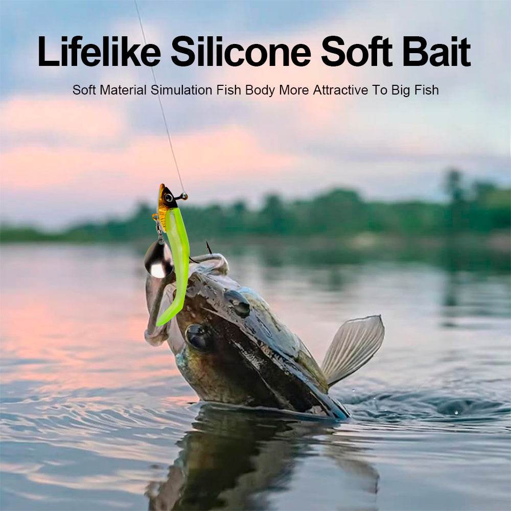 PROBEROS® 5PC Metal Spoons 7g 10g 15g Jigs Fishhook Fishing Lures Sinking Sequin Jigging Bait Jig Head Baits Baits Tackle Fishing Hook - Proberos