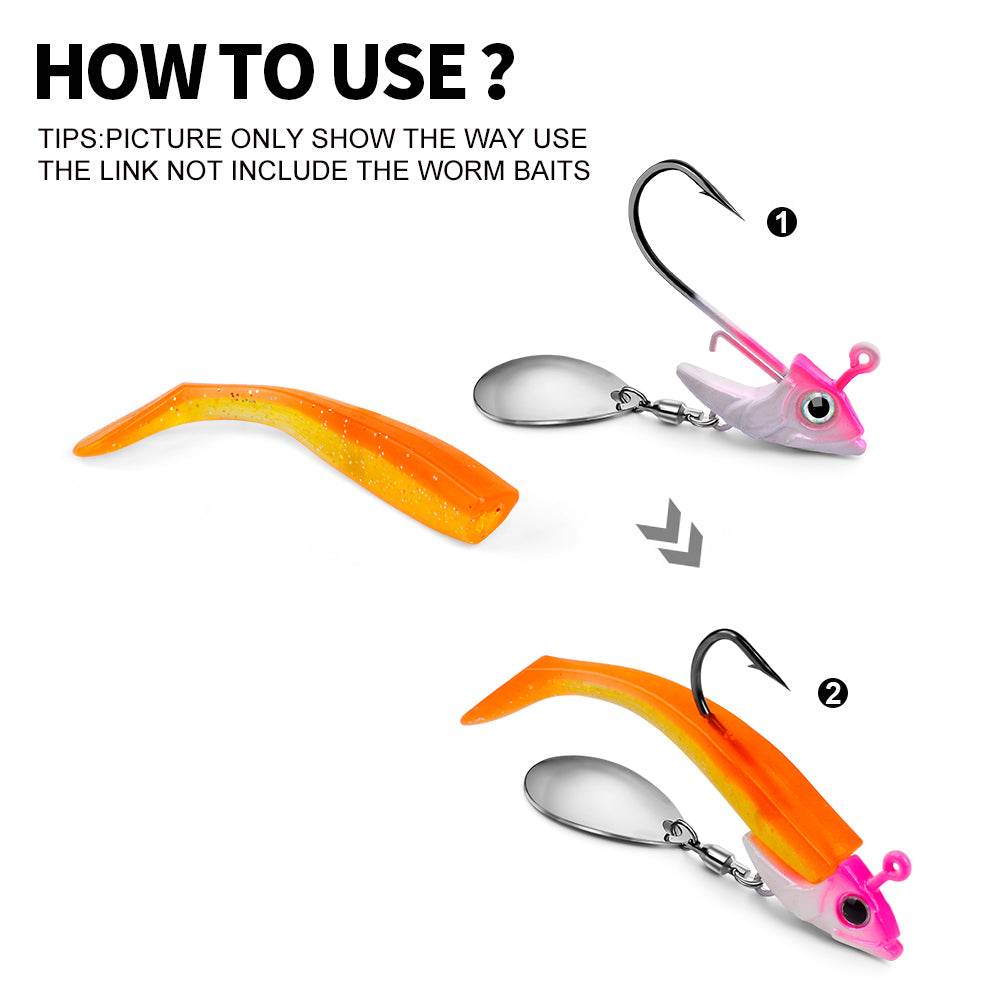 PROBEROS® 5PC Metal Spoons 7g 10g 15g Jigs Fishhook Fishing Lures Sinking Sequin Jigging Bait Jig Head Baits Baits Tackle Fishing Hook - Proberos