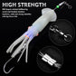 PROBEROS® 1Pcs 26cm Luminous Octopus Skirts 64g Saltwater Glow Squid Skirts Grouper Tuna jig Artificial Bait Outdoor Fishing - Proberos