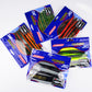 Proberos 5 packs, 10 pieces per pack, so there are 50 pieces Soft Fishing Worm Lures – Multi - Color Bass/Trout Baits for Freshwater