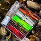Proberos  40Pcs/Box Proberos - Style Soft Fishing Lures – Multi - Color Grub Baits & Hooks