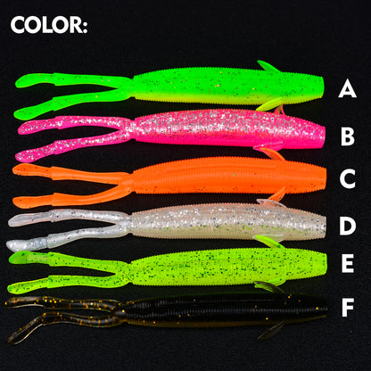 PROBEROS DW6141 Double Tail Soft Creature Bait 12.5cm 8g Bass Lures
