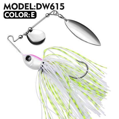 PROBEROS Spinnerbait Lure 5 Colors (A-E) Freshwater/Saltwater Fishing Bait 10g-14g&nbsp;