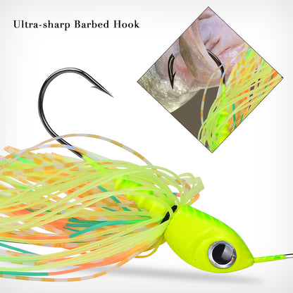 PROBEROS Spinnerbait Lure 5 Colors (A-E) Freshwater/Saltwater Fishing Bait 10g-14g&nbsp;