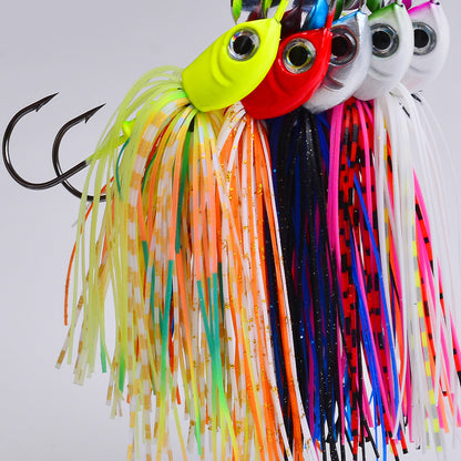 PROBEROS Spinnerbait Lure 5 Colors (A-E) Freshwater/Saltwater Fishing Bait 10g-14g&nbsp;