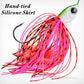 Spinnerbait Fishing Lure, Hard Metal Jig Spinner Baits Kits Swimbait for Bass Trout Pike Salmon  Freshwater Saltwater 5pcs/Pack