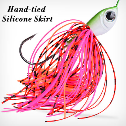 PROBEROS Spinnerbait Lure 5 Colors (A-E) Freshwater/Saltwater Fishing Bait 10g-14g&nbsp;