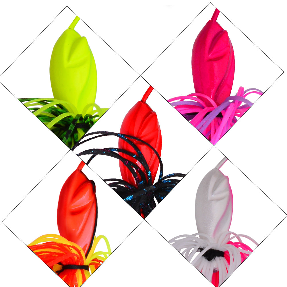 Spinnerbait Fishing Lure, Hard Metal Jig Spinner Baits Kits Swimbait for Bass Trout Pike Salmon  Freshwater Saltwater