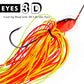 Spinnerbait Fishing Lure, Hard Metal Jig Spinner Baits Kits Swimbait for Bass Trout Pike Salmon  Freshwater Saltwater 5pcs/Pack