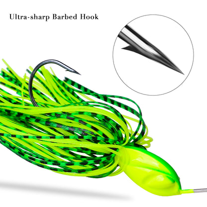 PROBEROS Spinnerbait Lure 5 Colors (A-E) Freshwater Fishing Bait 10g-14g (1PC Pack)