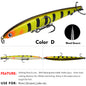 PROBEROS 5pcs Premium Minnow Fishing Lure Set - Realistic Crankbait Lures for Bass Fishing - Durable and Lightweight Tackle 25.4g/13.2cm