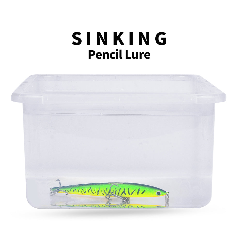 PROBEROS Pencil Lure 5 Colors (A-E) Topwater Fishing Bait 25.4g/13.2cm (1PC Pack)