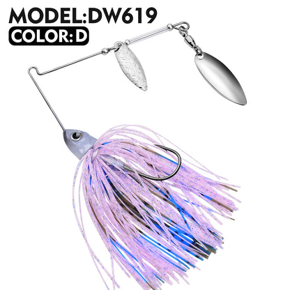 PROBEROS Spinnerbait Lure 5 Colors (A-E) Freshwater Fishing Bait 13.3g-16.5g (1PC Pack)