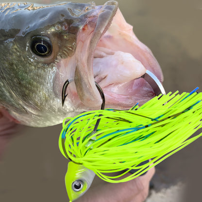 PROBEROS Spinnerbait Lure 5 Colors (A-E) Freshwater Fishing Bait 13.3g-16.5g (1PC Pack)