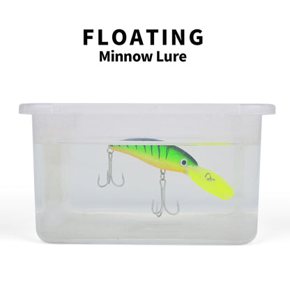 PROBEROS DW627 Deep Diving Minnow Lure Saltwater Fishing Bait 32g-75g