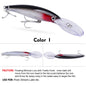 PROBEROS 10PC Deep Diver Minnow Sinking Fishing Lure Wobblers 130mm 24g Crystal 3D Hard Bait Megabass Cranbait Japanese Wobblers for Pike Bass