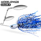 PROBEROS 5PC Spinner Bait 10/14g Metal Lure Hard Fishing Lure Spinner Lure Biomimetic Spinnerbait Pike Swivel Fish Tackle Wobbler Fishing