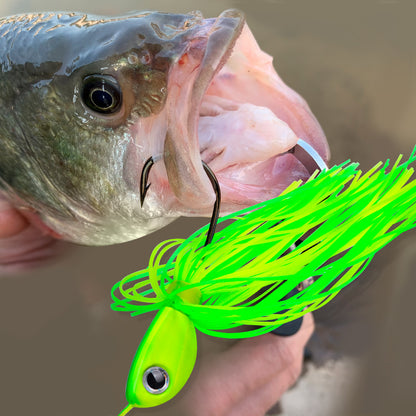 PROBEROS Spinnerbait Lure 5 Colors (A-E) Freshwater Fishing Bait 10g-14g (1PC Pack)