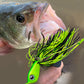 5PC PROBEROS Spinnerbait Fishing Lure, Hard Metal Jig Spinner Baits Kits Swimbait for Bass Trout Pike Salmon Walleye Freshwater Saltwater 10g 14g