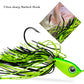 5PC PROBEROS Spinnerbait Fishing Lure, Hard Metal Jig Spinner Baits Kits Swimbait for Bass Trout Pike Salmon Walleye Freshwater Saltwater 10g 14g