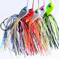 5PC PROBEROS Spinnerbait Fishing Lure, Hard Metal Jig Spinner Baits Kits Swimbait for Bass Trout Pike Salmon Walleye Freshwater Saltwater 10g 14g