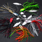 5PC PROBEROS Spinnerbait Fishing Lure, Hard Metal Jig Spinner Baits Kits Swimbait for Bass Trout Pike Salmon Walleye Freshwater Saltwater 10g 14g