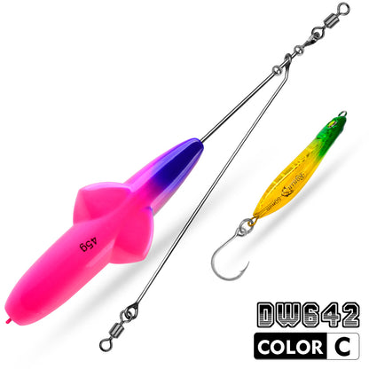 PROBERDS DW642 Spinner Bait Rig Pre-Rigged Fishing Lure 35g-45g
