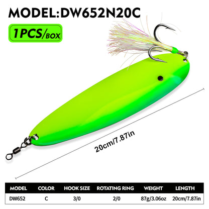 PROBEROS DW652 Spoon Lure Saltwater Fishing Bait 87g-122g