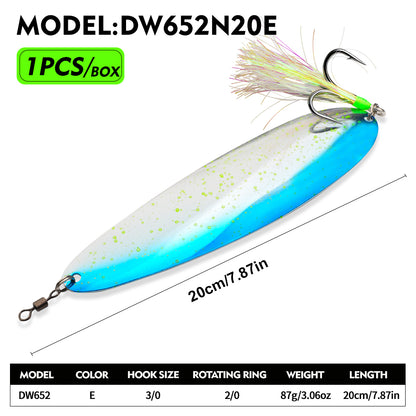 PROBEROS DW652 Spoon Lure Saltwater Fishing Bait 87g-122g