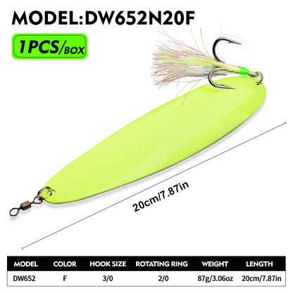 PROBEROS DW652 Spoon Lure Saltwater Fishing Bait 87g-122g