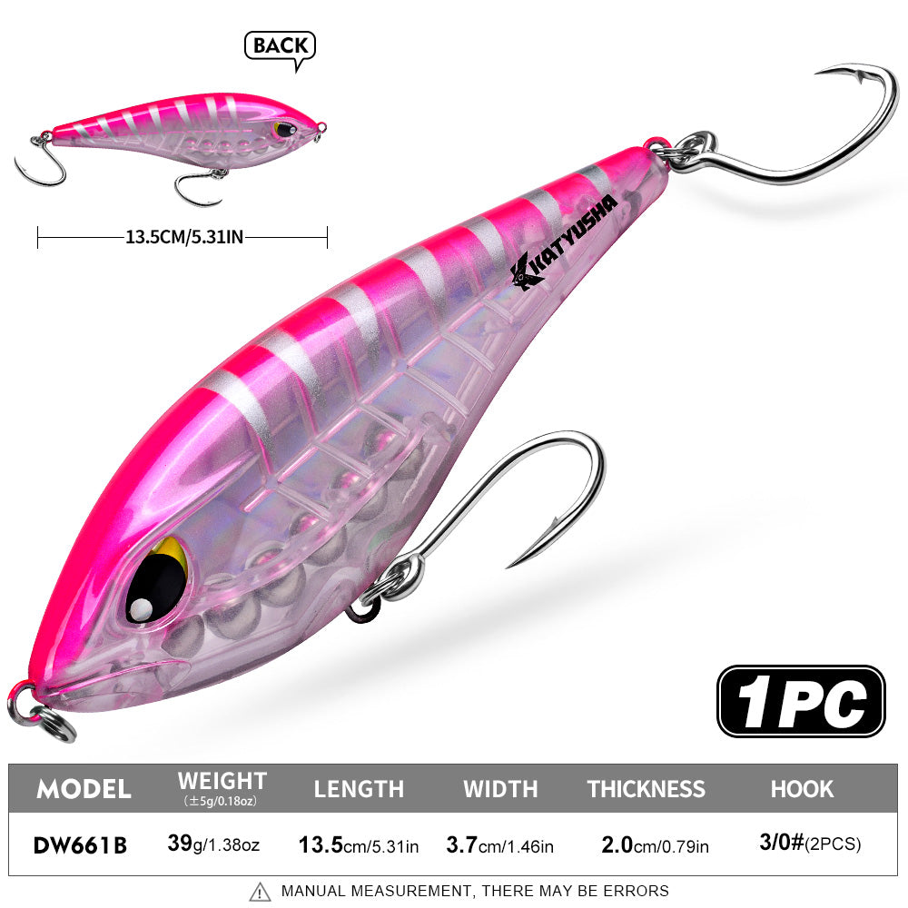 Katyusha DW660 DW661 Saltwater VIB Vibration Trolling Lures β Proberos